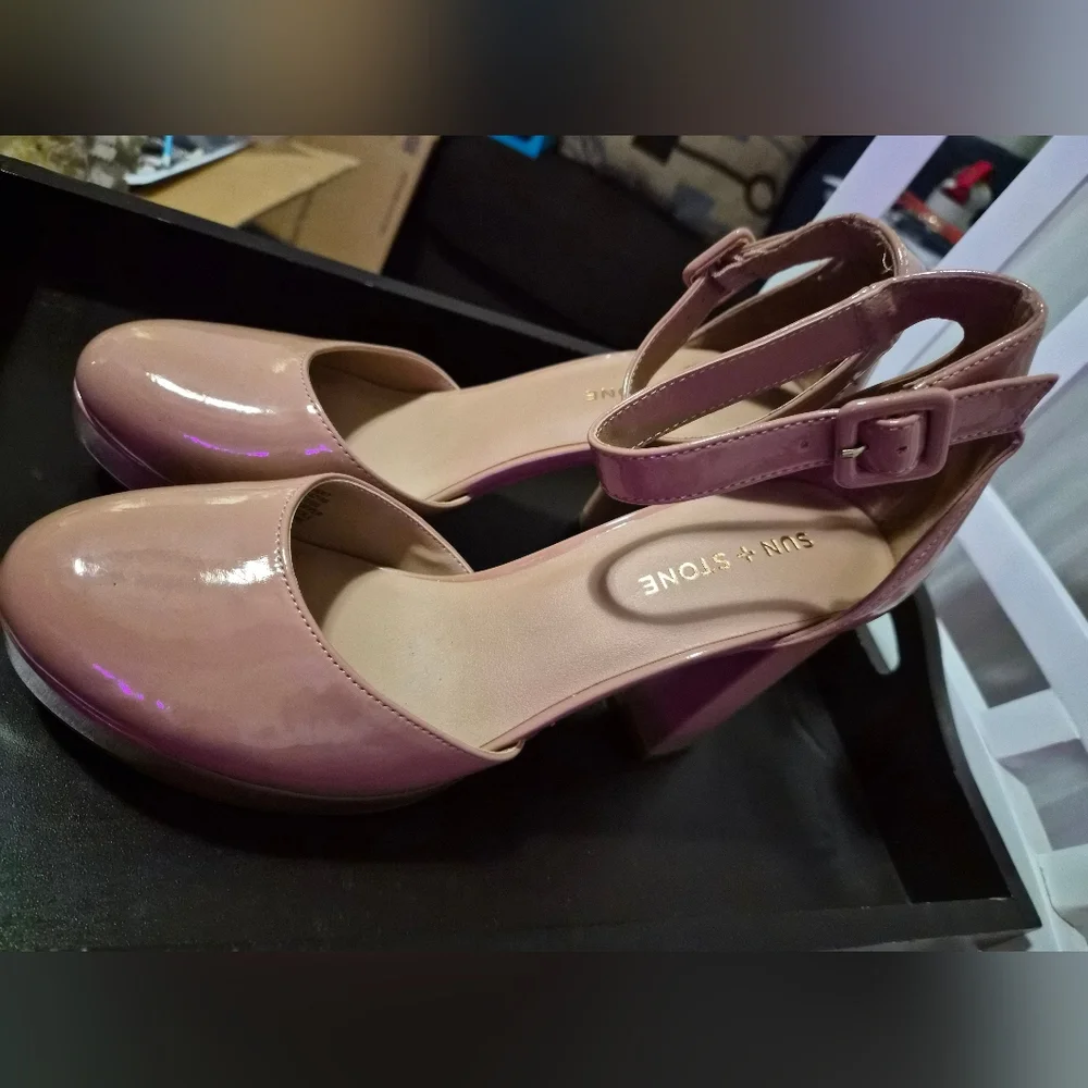 Sun + Stone Women's Pink Heels NEW
